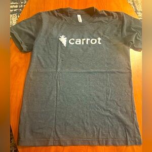 Carrot Logo T-Shirt in Dark Gray